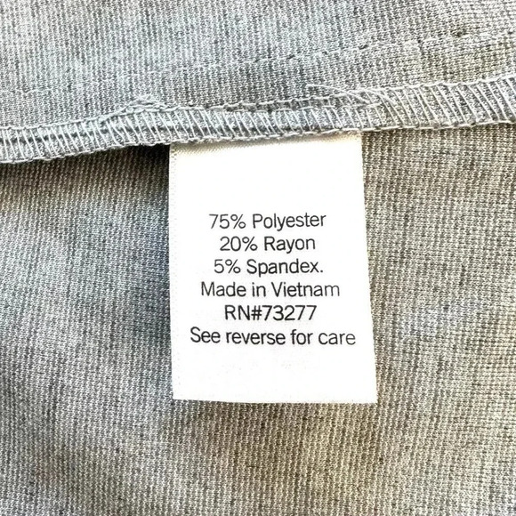 NWT NINE WEST Women Long Sleeve One Button Collared Gray Career Jacket Size 3X - Picture 15 of 15